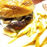 5th street girl in Dallas. Veggie burger!